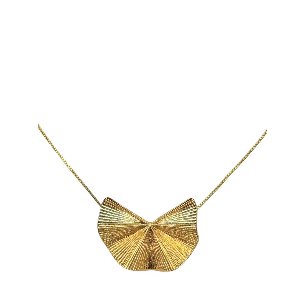 Colar Leque Prega Banhado A Ouro 18K - 00000000688... - RC JOIAS BY RUDI