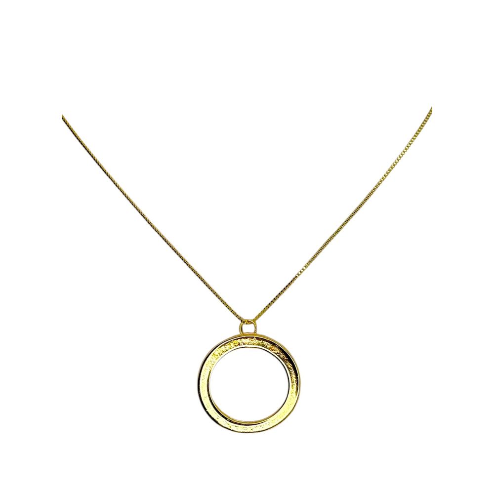 Colar Arco Vazado Banhado A Ouro 18K - 00000001170... - RC JOIAS BY RUDI