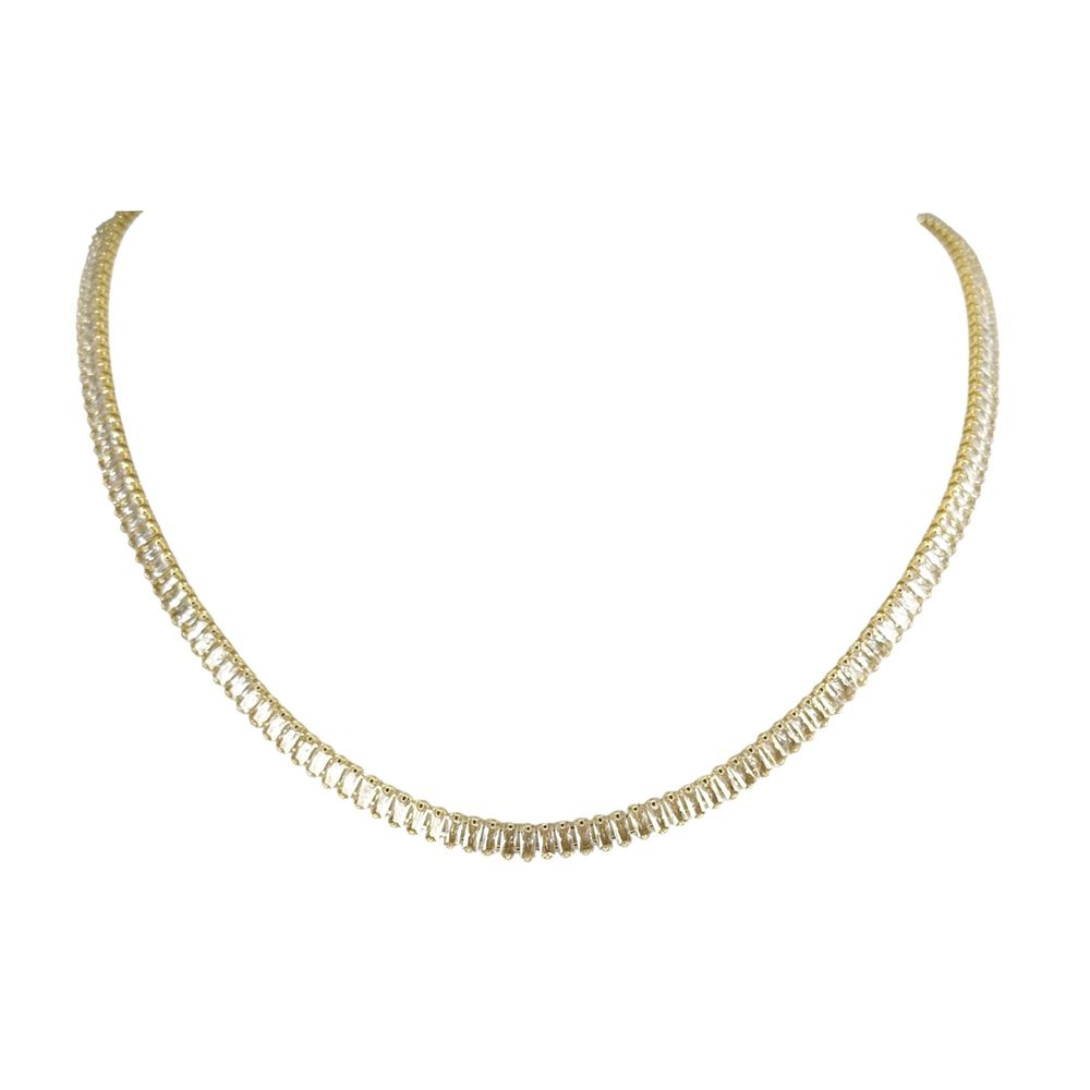 Colar Riviera Zircônia Banhado A Ouro 18K - 000000... - RC JOIAS BY RUDI