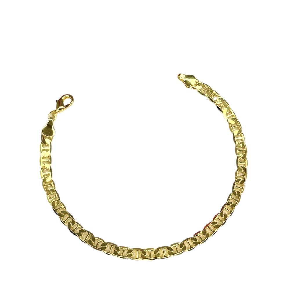 Pulseira Piastrine Fecho Lagosta Banhado A Ouro 18... - RC JOIAS BY RUDI
