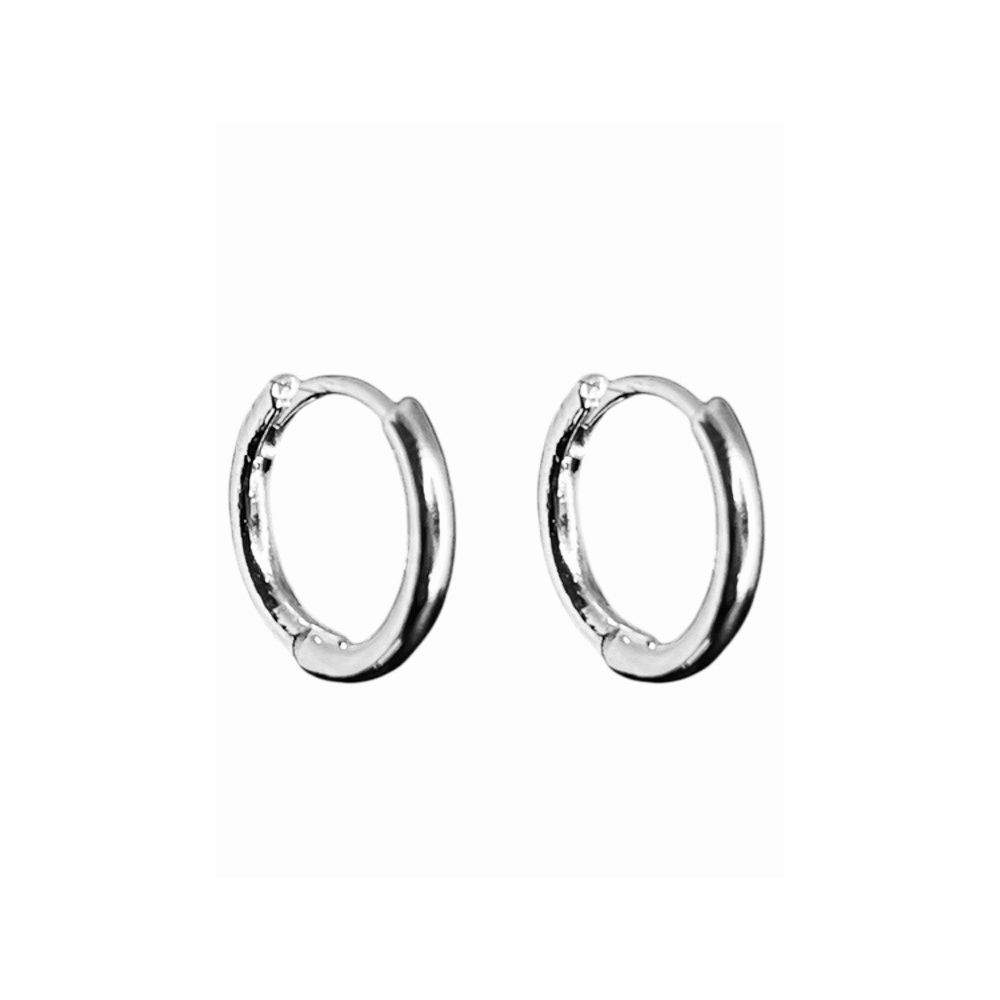 Brinco Argolinha 14x14 Banhado A Prata 925 - 00000... - RC JOIAS BY RUDI