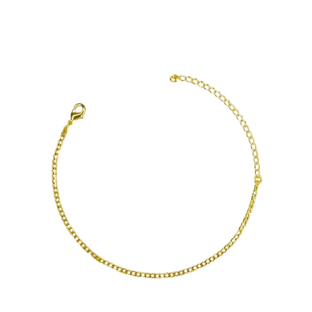 Pulseira Grumet Chapada Lagosta Banhado A Ouro 18K... - RC JOIAS BY RUDI