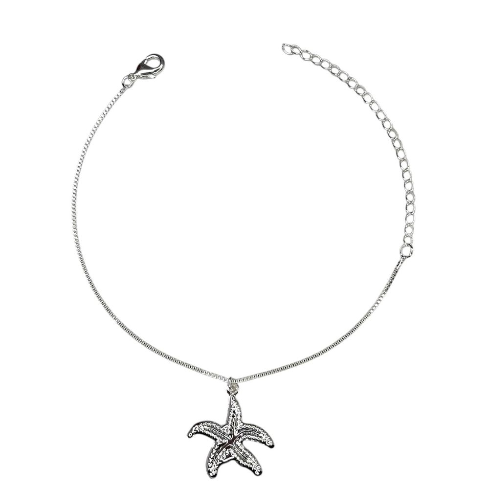 Pulseira Veneziana Estrela Do Mar Banhado A Prata ... - RC JOIAS BY RUDI