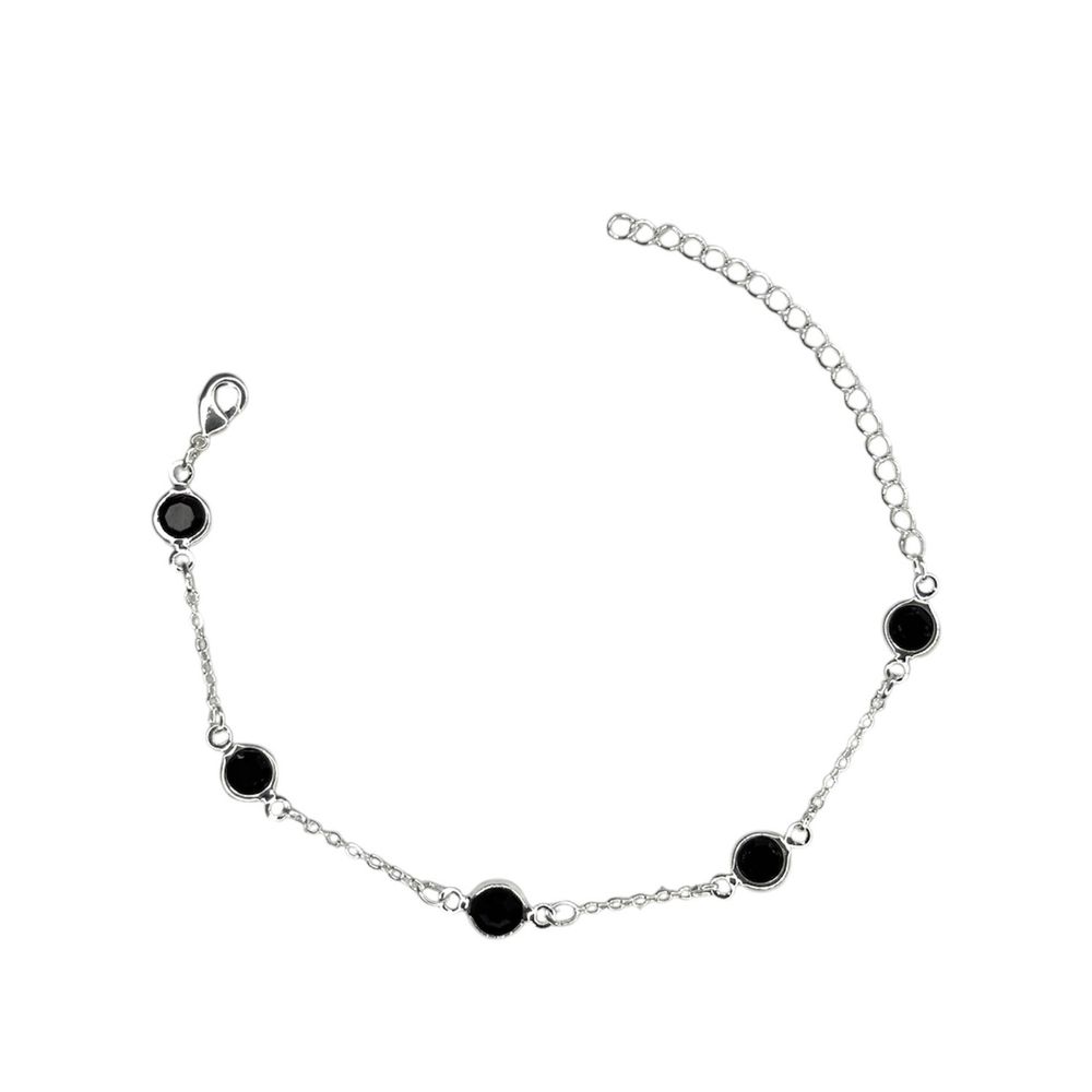 Pulseira Tiffany Gota Colorida Clara Banhado A Pra... - RC JOIAS BY RUDI