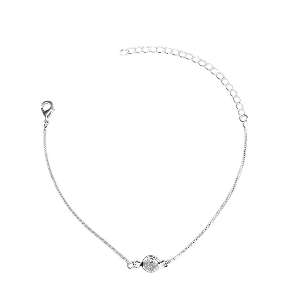 Pulseira Ponto De luz Zircônia Banhado A Prata 925... - RC JOIAS BY RUDI