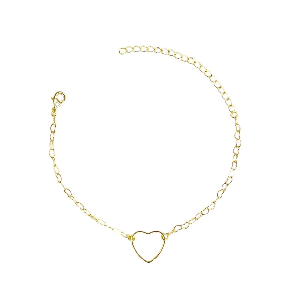 Pulseira Elo Vazado Meio Banhado A Ouro 18K - 0000... - RC JOIAS BY RUDI