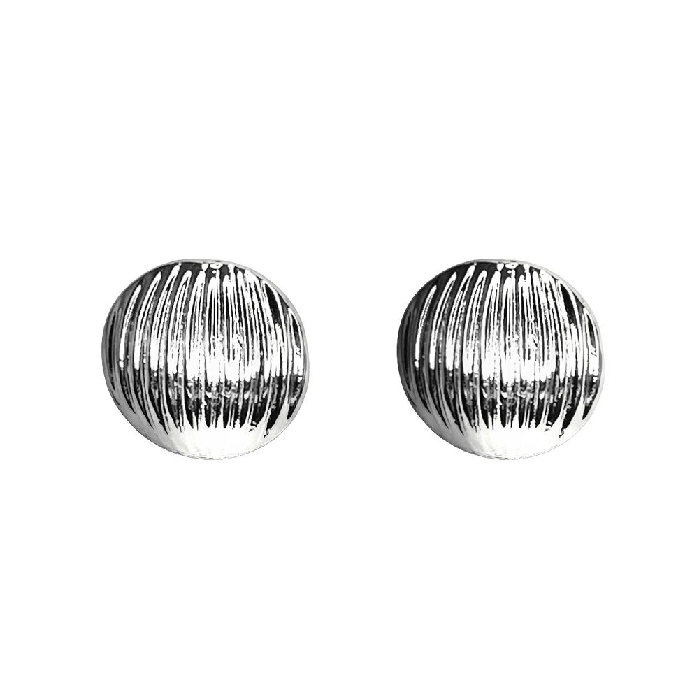 Brinco Botão vintage Banhado A Prata 925 - 0000000... - RC JOIAS BY RUDI