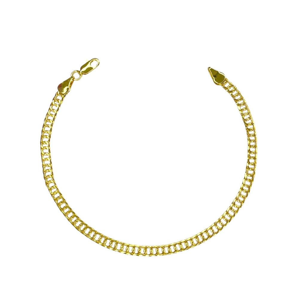 Pulseira Grumet Dupla Banhado A Ouro 18K - 0000000... - RC JOIAS BY RUDI