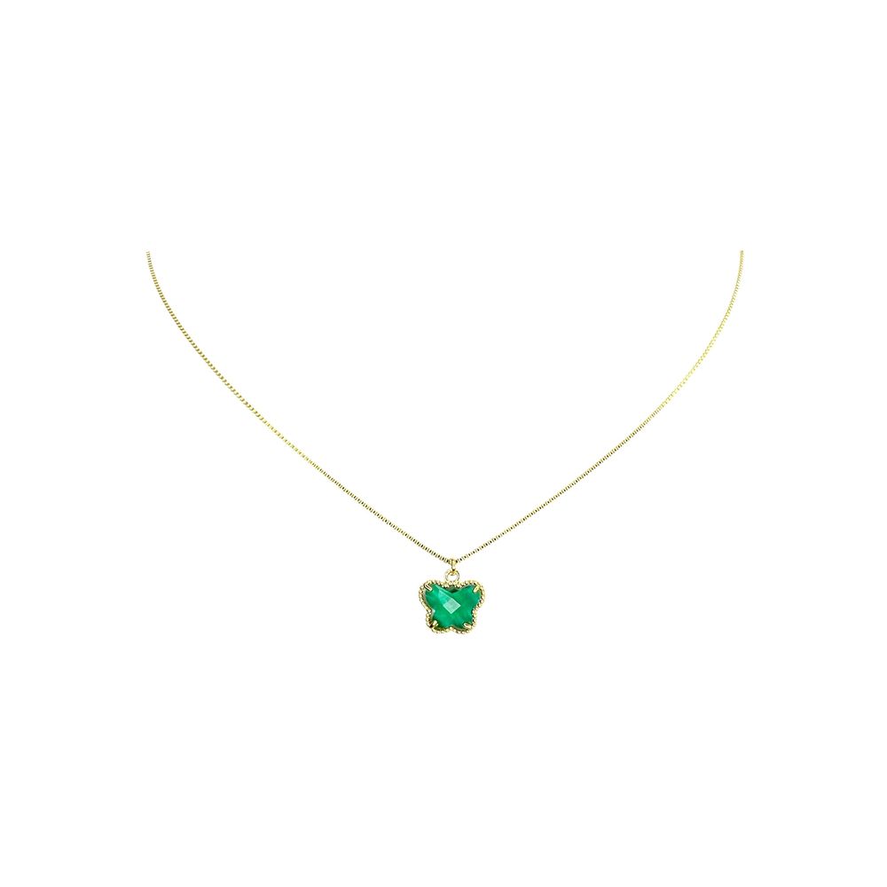 Colar Borboleta Veneziana Banhado A Ouro 18K - 000... - RC JOIAS BY RUDI