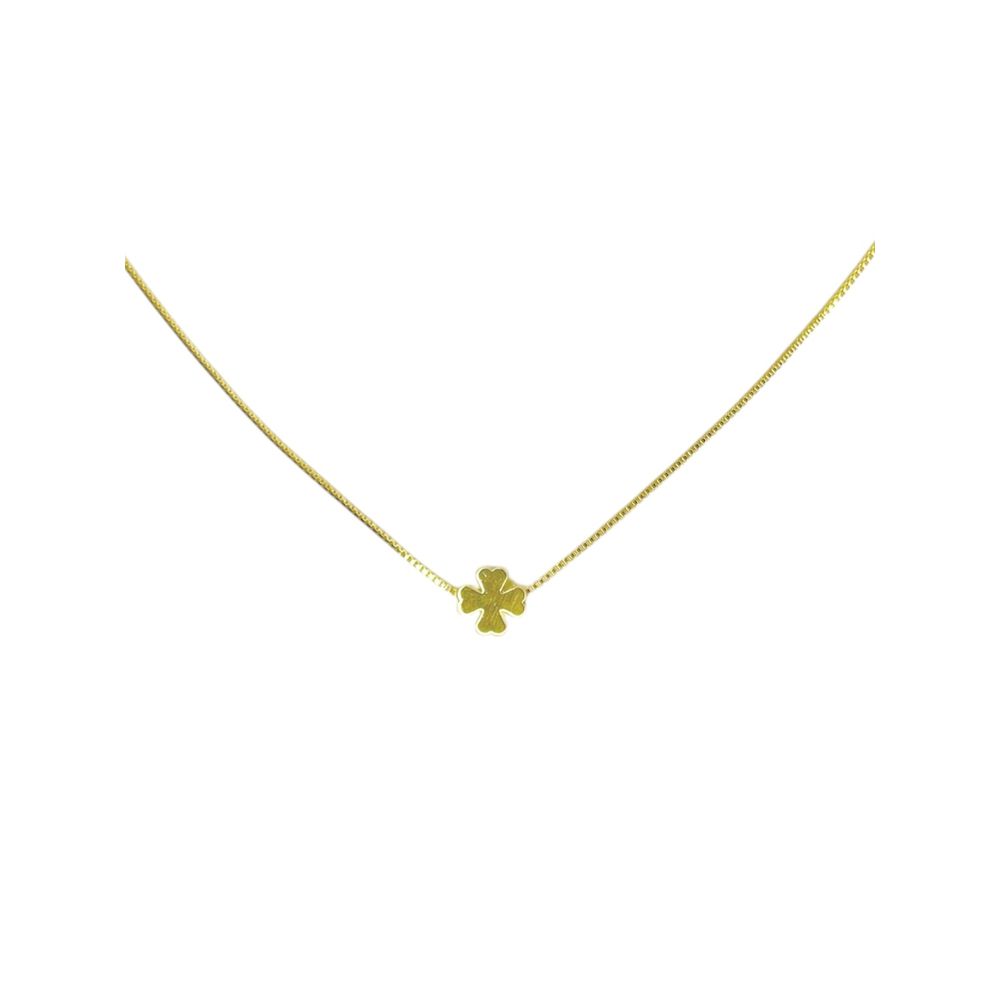 Colar Trevinho Passante Banhado A Ouro 18K - 00000... - RC JOIAS BY RUDI