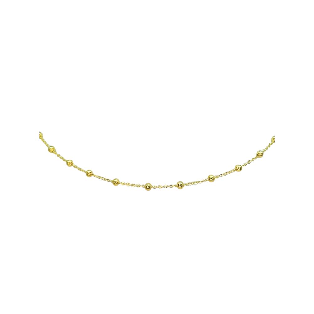 Colar Bolinha Banhado A Ouro 18K - 0000000078566 - RC JOIAS BY RUDI