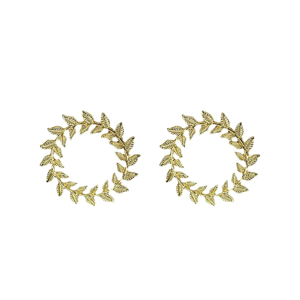 Brinco Ramo Banhado a Ouro 18K - 0000000111164 - RC JOIAS BY RUDI