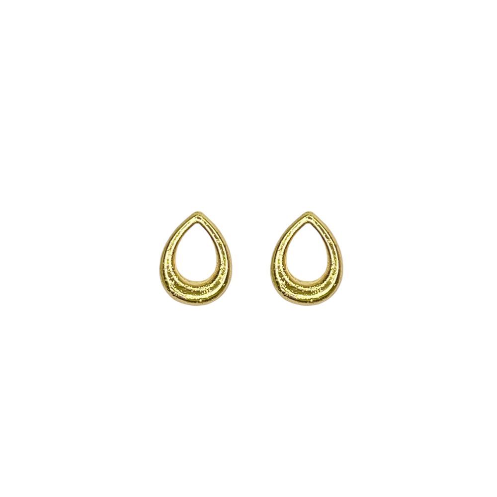 Brinco Gota Clássica Banhado A Ouro 18K - 00000000... - RC JOIAS BY RUDI