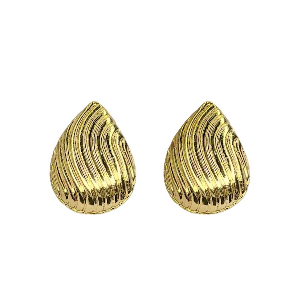 Brinco Gota Vintage Banhado a Ouro 181K - 0000000... - RC JOIAS BY RUDI
