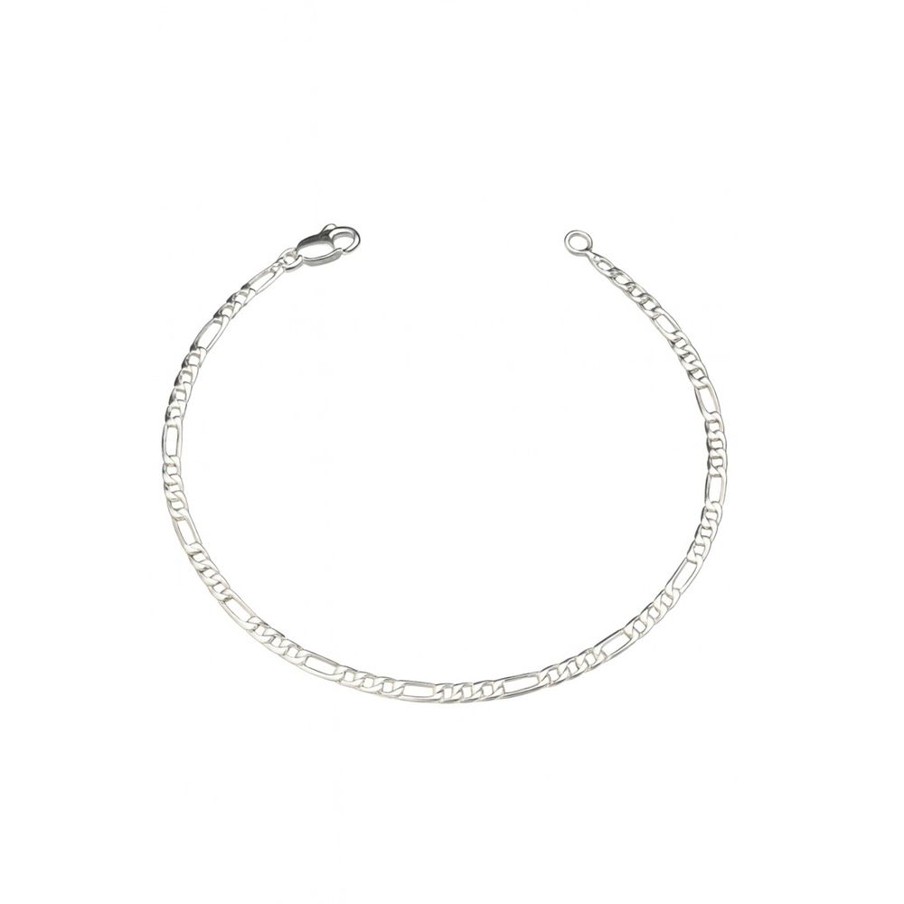 Pulseira 3x1 Chapada Mosquetinho Banhado A Prata 9... - RC JOIAS BY RUDI