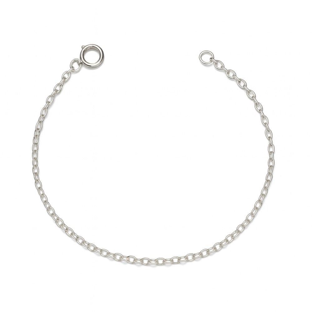 Pulseira Infantil Elo Português Banhado A Prata 92... - RC JOIAS BY RUDI