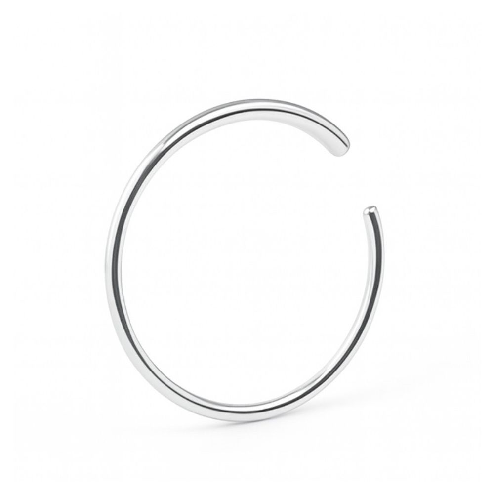Piercing Argola Nariz Prime Aço Inoxidável - 0000... - RC JOIAS BY RUDI