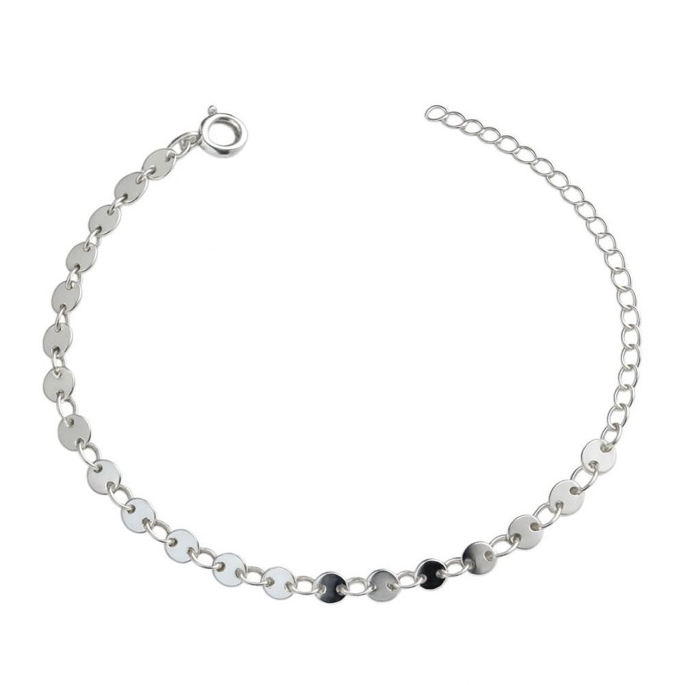 Pulseira Medalhinha Banhado A Prata 925. - 0000000... - RC JOIAS BY RUDI