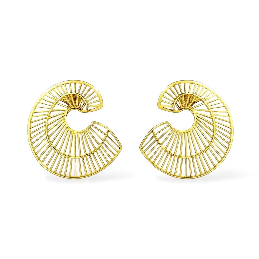 Brinco Oráculo Banhado a Ouro 18K - 0000000137027 - RC JOIAS BY RUDI