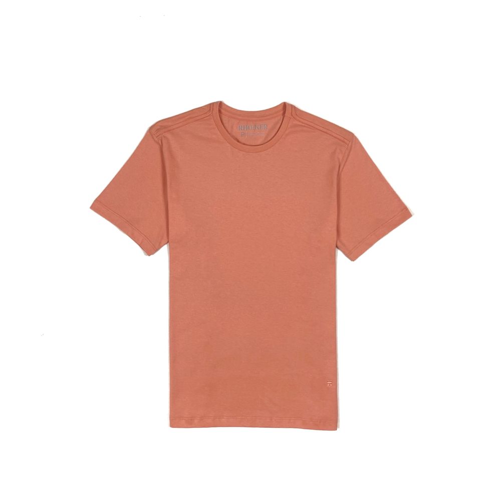 CAMISETA BASIC LISA 100% ALGODÃO ROSA RHOUKER - Rhouker