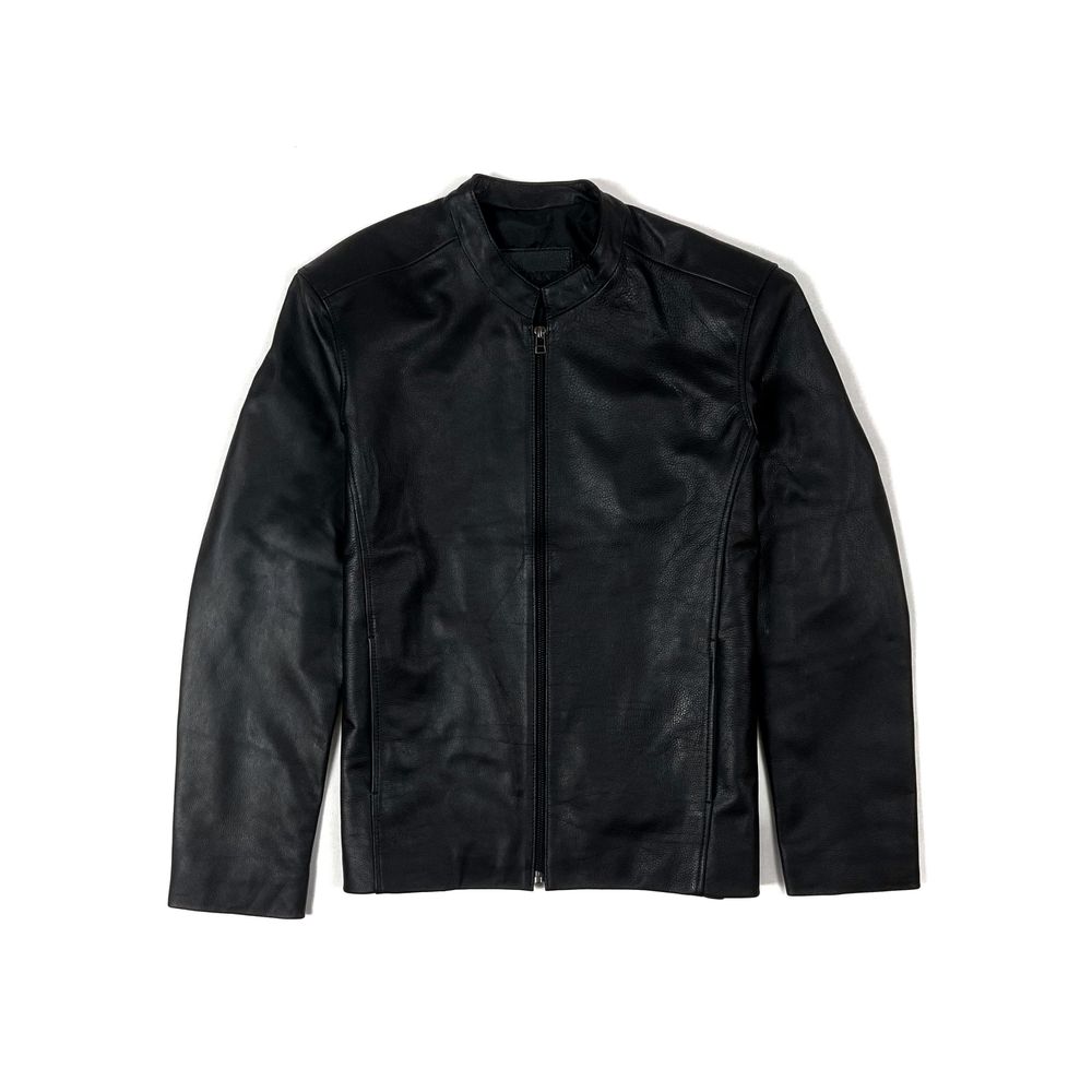 JAQUETA GOLA PADRE COURO PRETO RHOUKER 