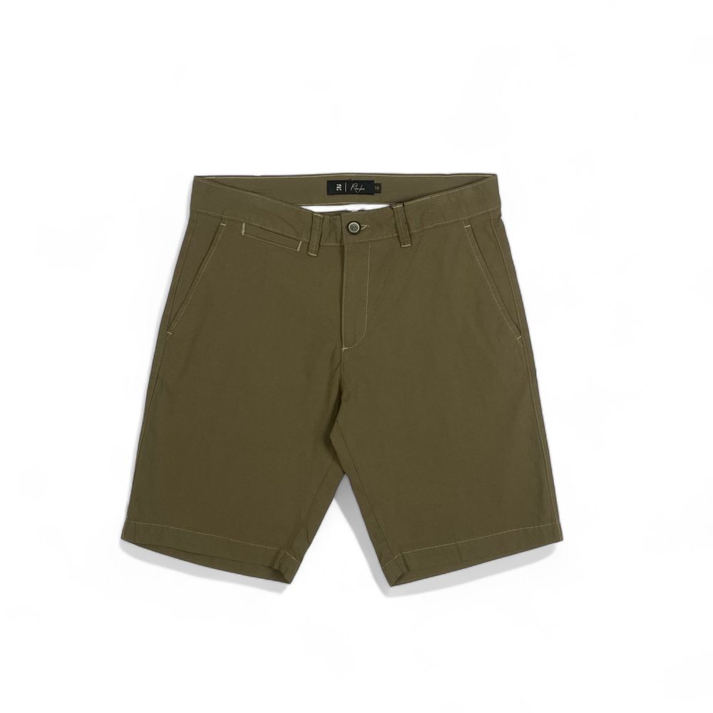 BERMUDA SARJA KAKI RHOUKER - ALGODÃO|ELASTANO - Rhouker