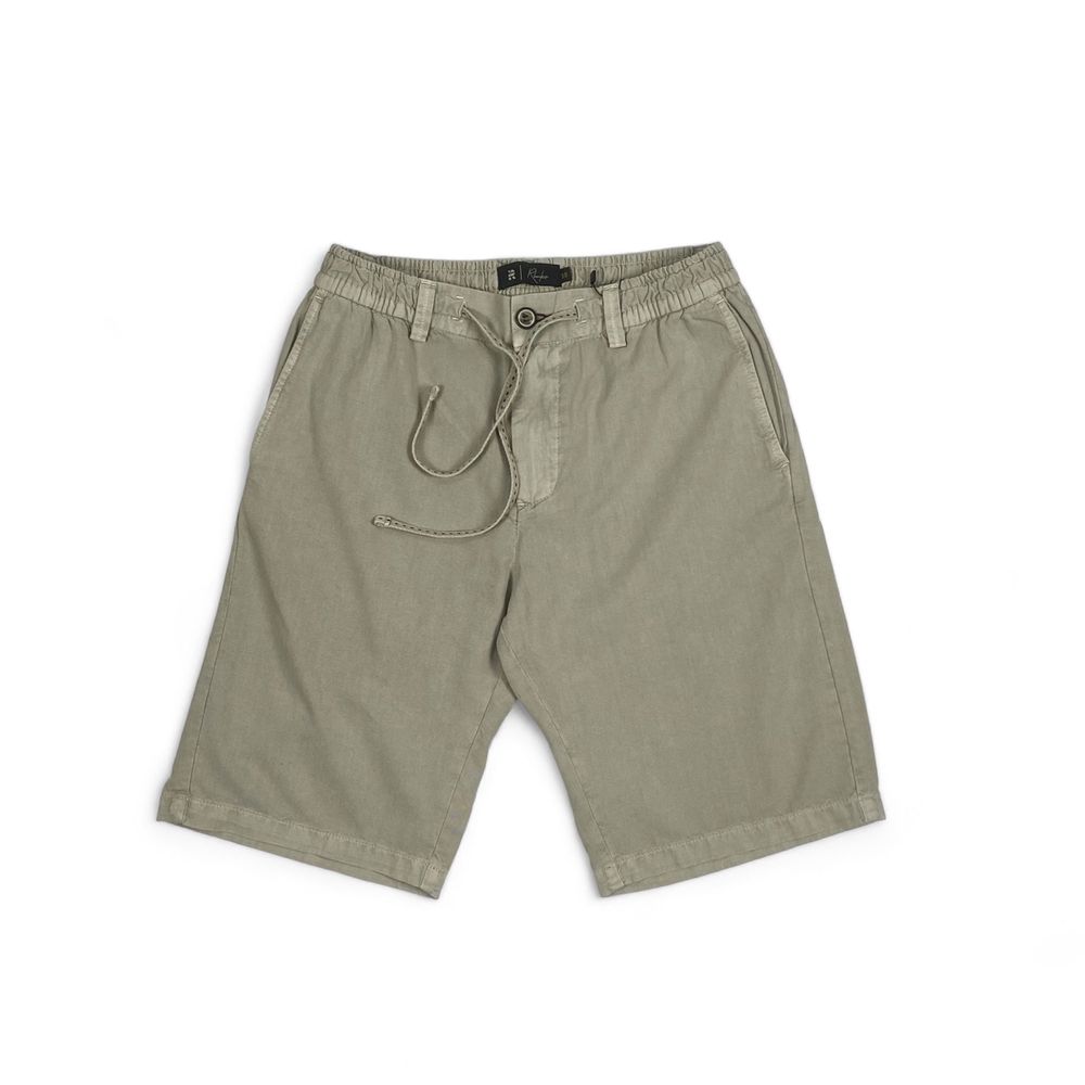 BERMUDA CASUAL AREIA CÓS ANATOMICO CORDÃO STONED R... - Rhouker