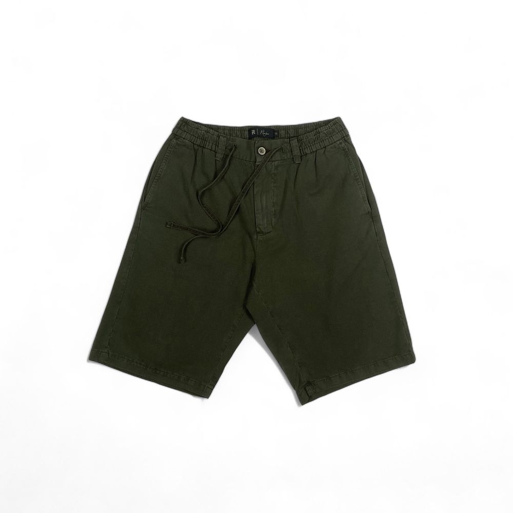 BERMUDA CASUAL VERDE CÓS ANATOMICO CORDÃO STONED R... - Rhouker