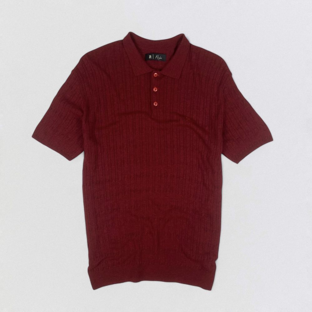 POLO TRICOT LEVE PONTO CORRENTE BORDO - Rhouker
