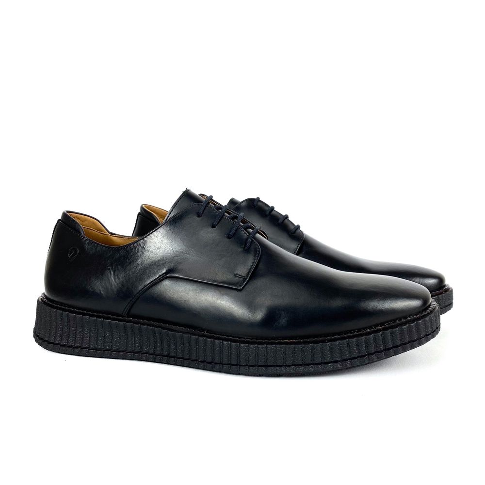 SAPATO DERBY MASCULINO PRETO = ROMA BLACK RHOUKER - Rhouker