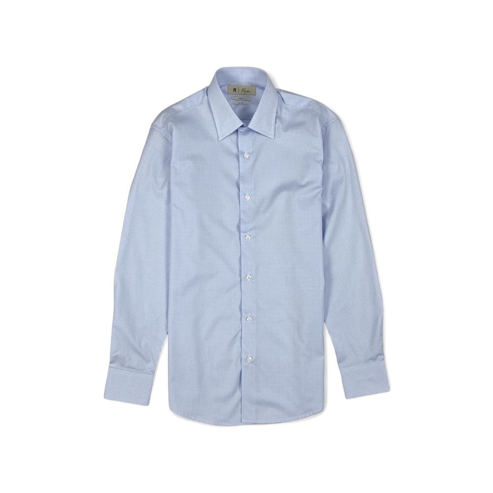 CAMISA COLARINHO FRANCÊS SLIM FIT MICRO QUADRICULA... - Rhouker