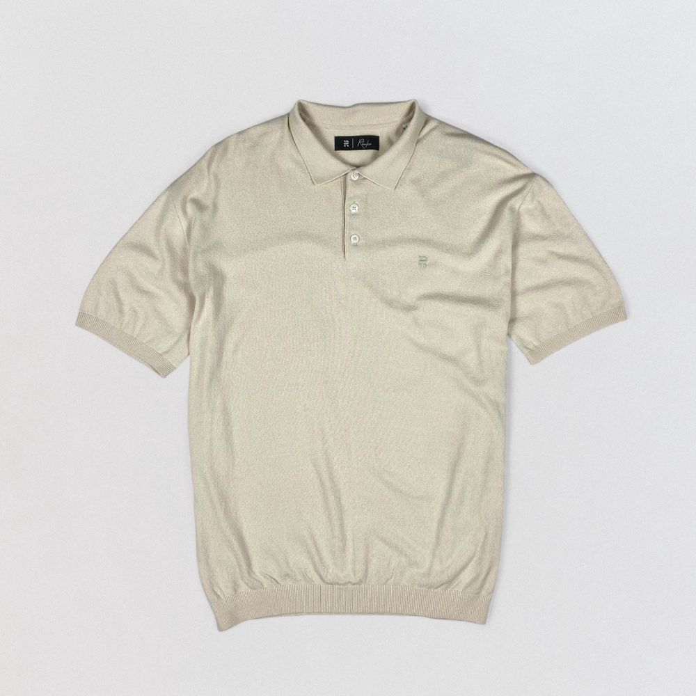 POLO TRICOT LEVE CLÁSSICA BEGE - Rhouker