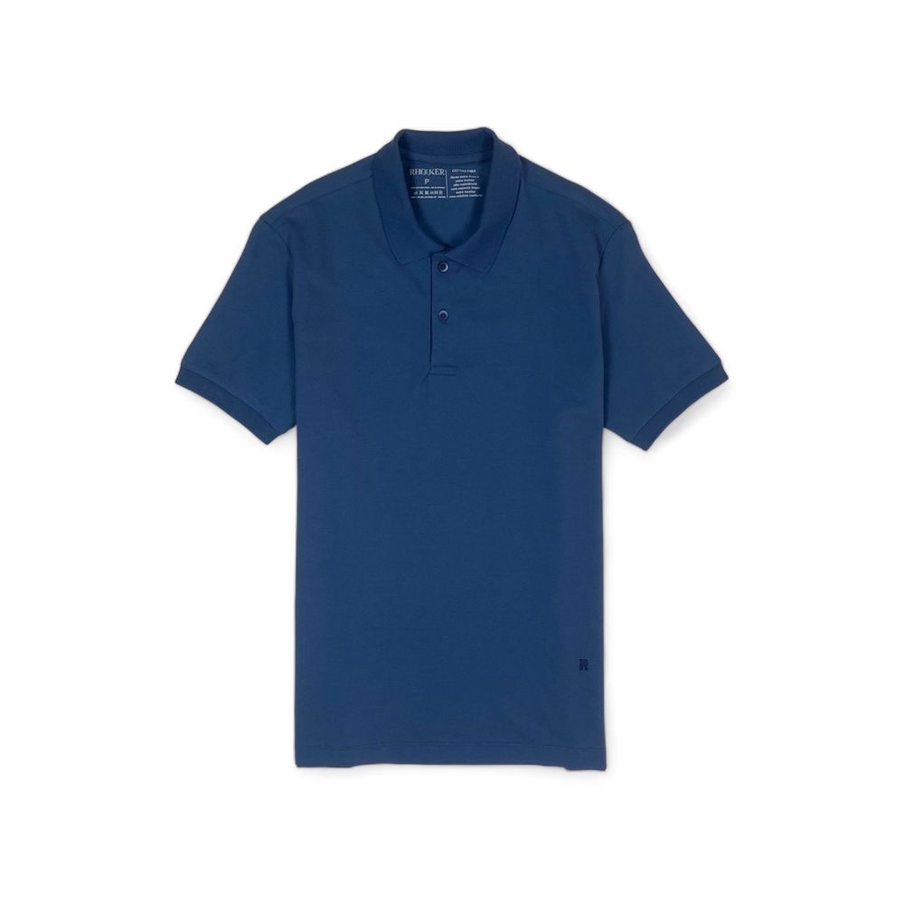 POLO PIMA PIQUET AZUL INDIGO RHOUKER - Rhouker