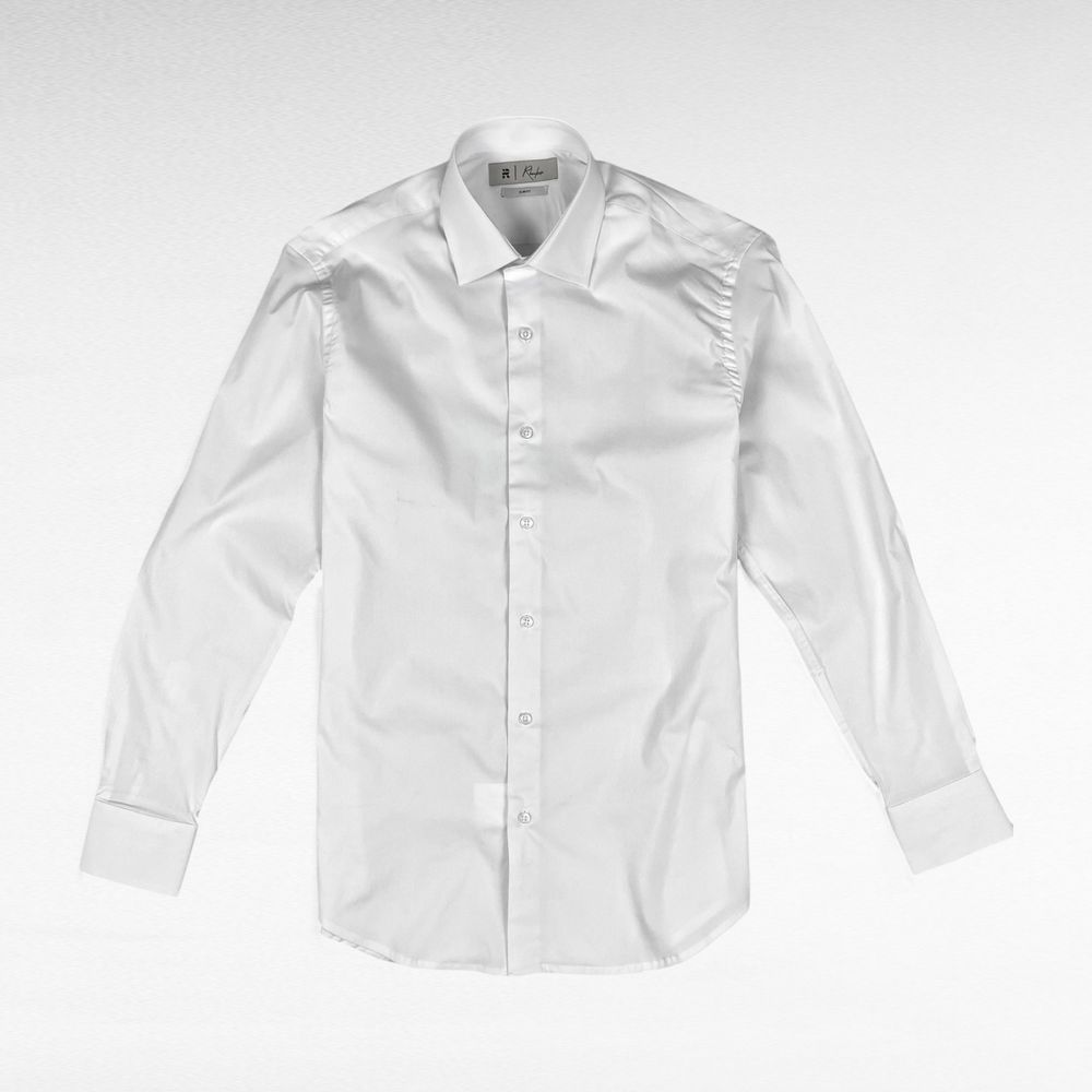 CAMISA COLARINHO ITALIANO CLASSICA SLIM FIT 100% A... - Rhouker