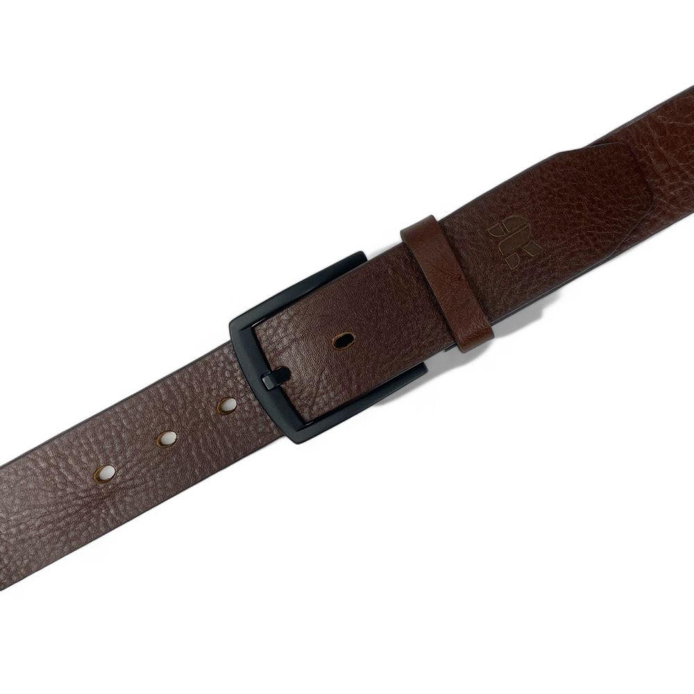 CINTO COURO CASUAL MARROM MEL 4CM RHOUKER - Rhouker