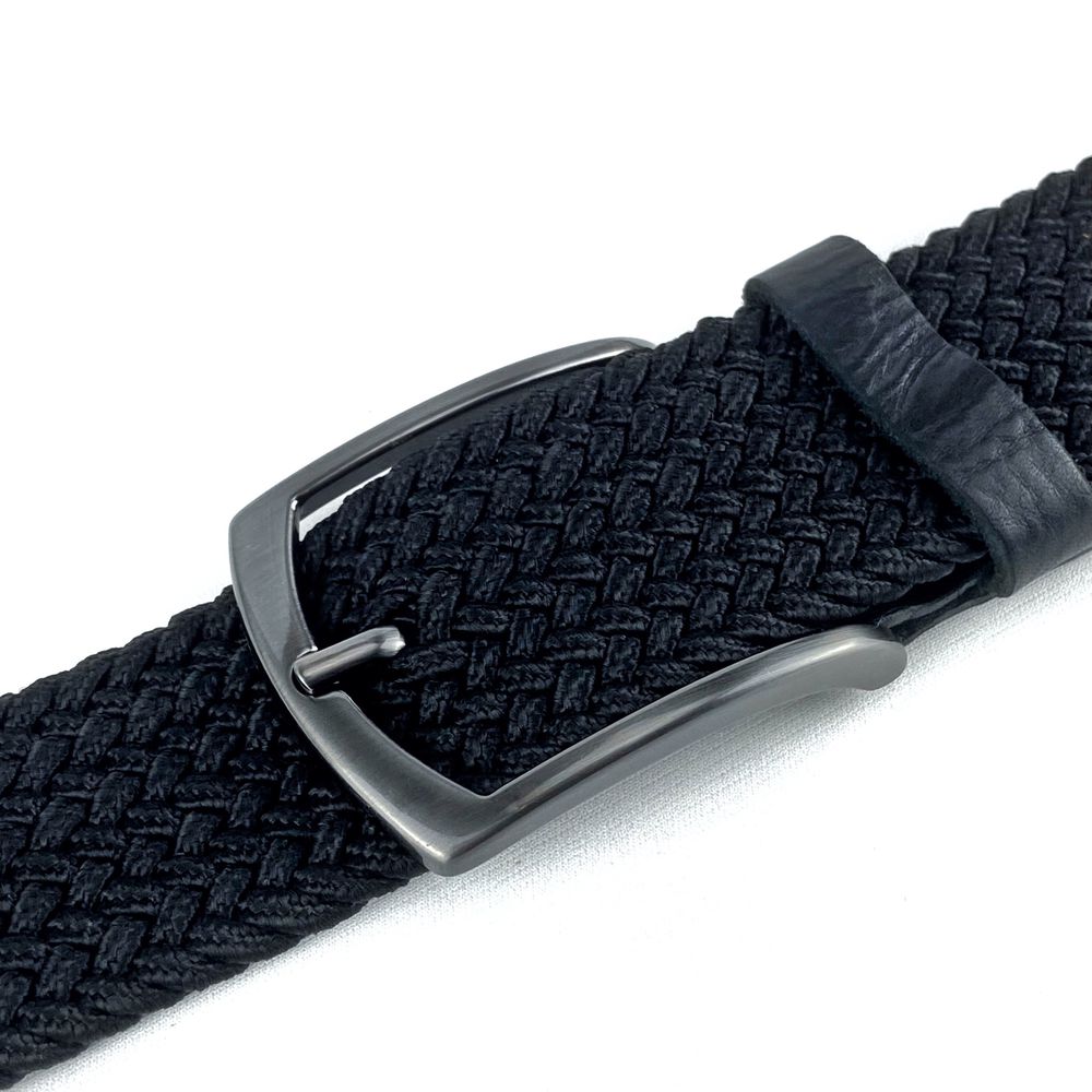CINTO LONA ELÁSTICO PRETO 4CM RHOUKER