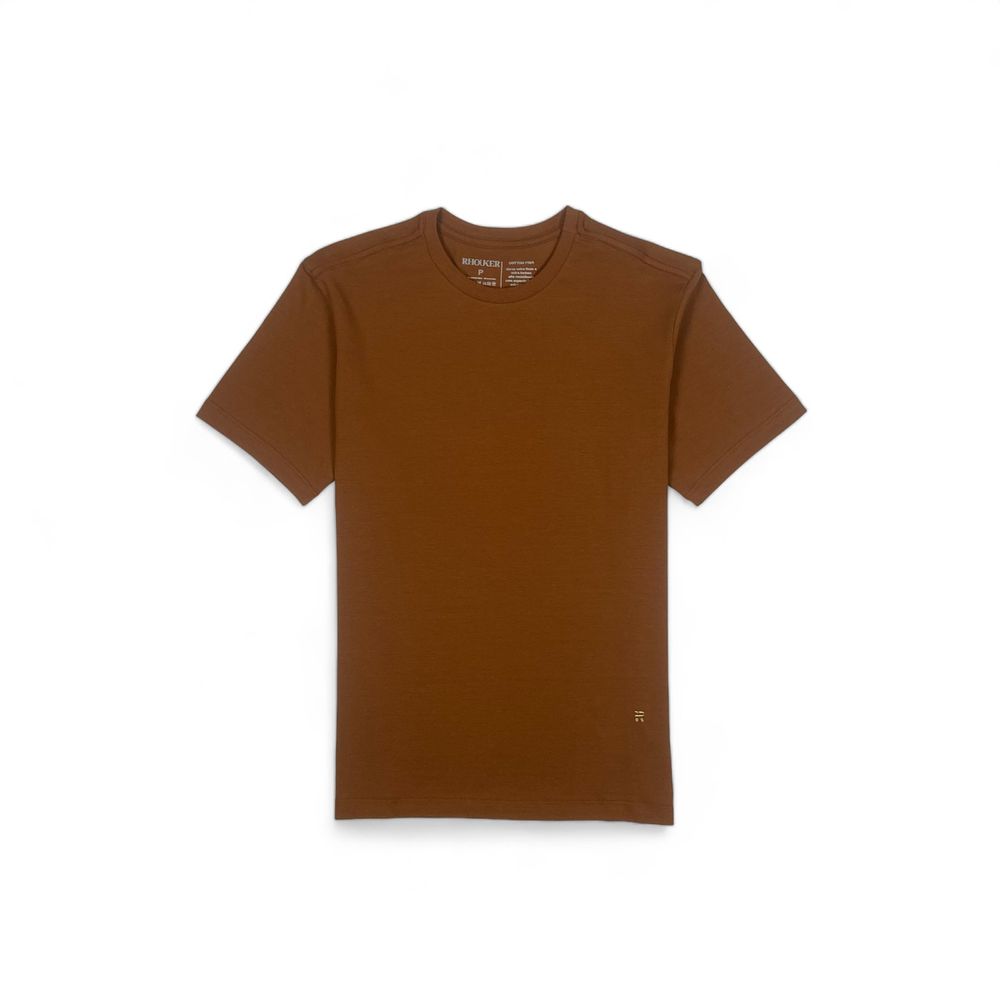 CAMISETA ALGODÃO PIMA OCRE RHOUKER - Rhouker
