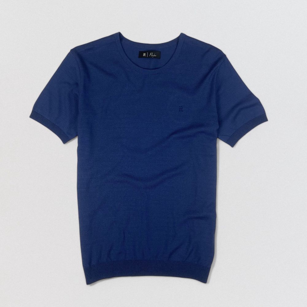 Camiseta Tricot Leve Clássica Azul - Rhouker