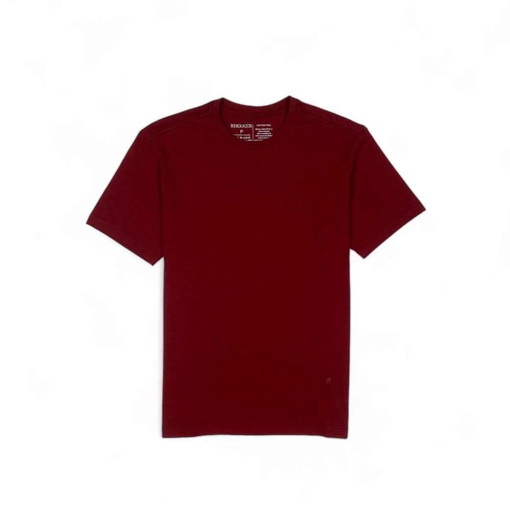 CAMISETA ALGODÃO PIMA BORDO RHOUKER - Rhouker