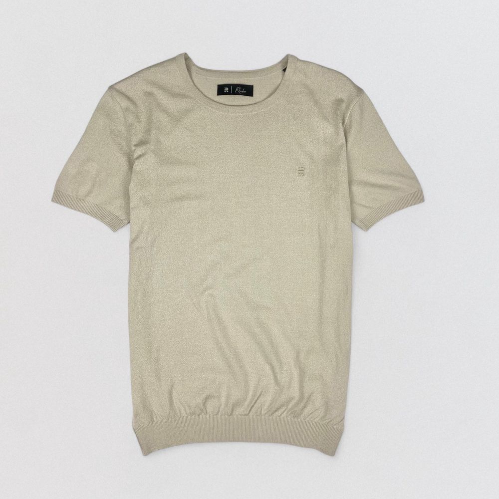 Camiseta Tricot Leve Clássica Bege - Rhouker