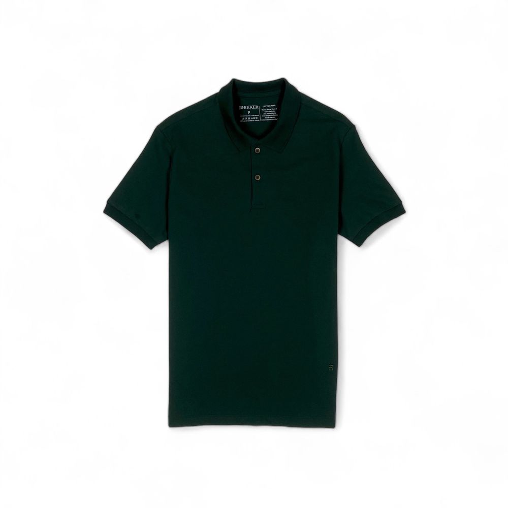 POLO PIMA PIQUET VERDE MUSGO RHOUKER - Rhouker