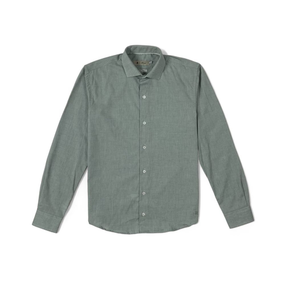 CAMISA SLIM ML VERDE OLIVA RHOUKER - Rhouker