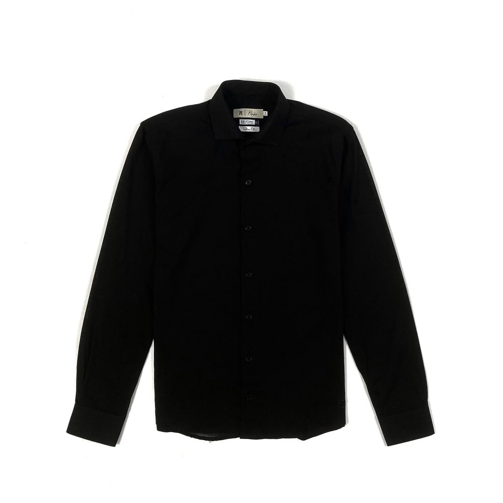 CAMISA SLIM ML FLAME PRETO RHOUKER - Rhouker