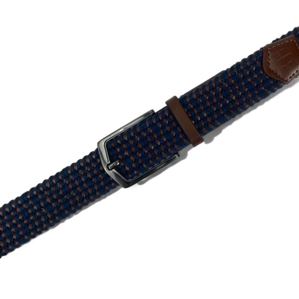CINTO LONA TRESSÊ MARROM E AZUL 4CM RHOUKER - Rhouker