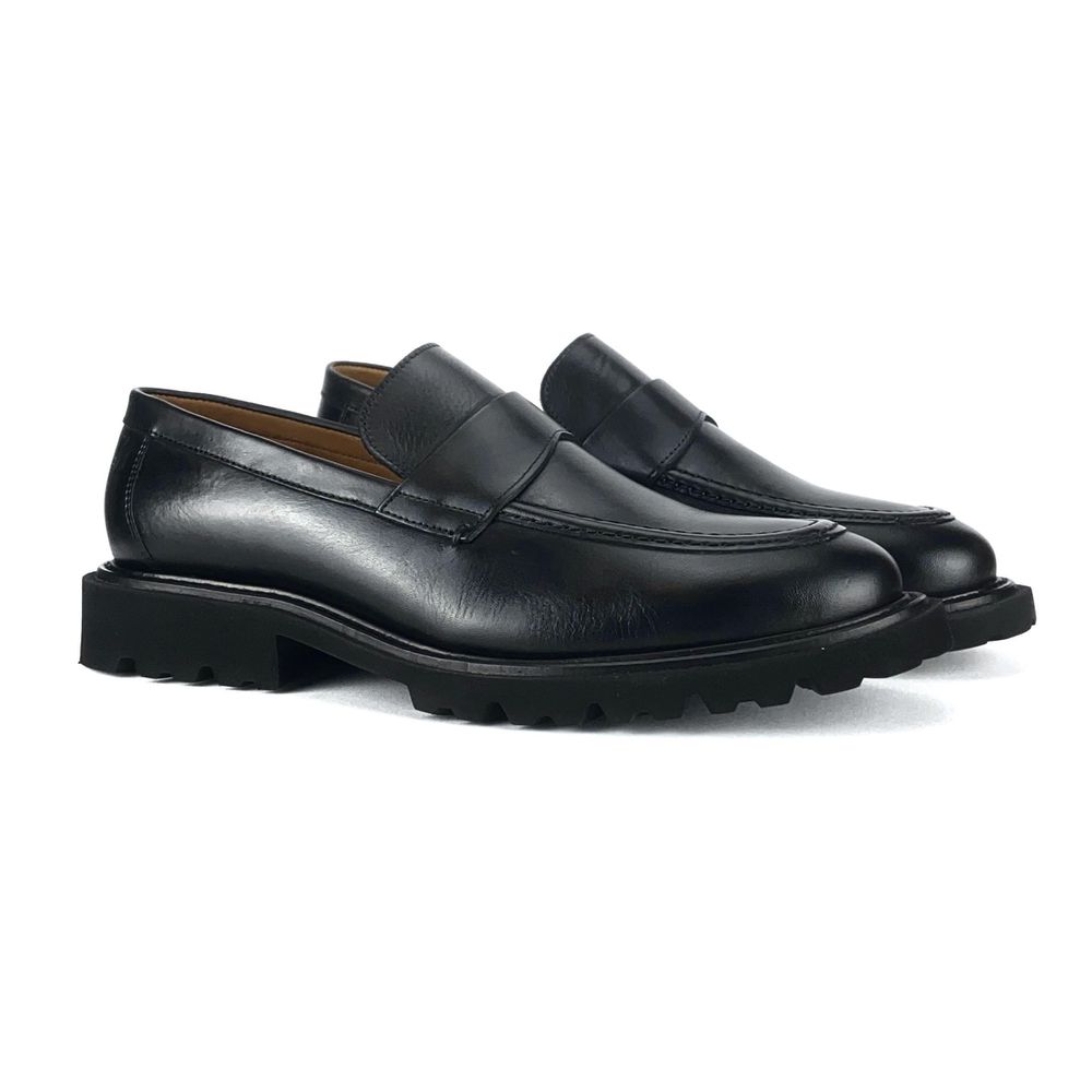 SAPATO MASCULINO LOAFER TRATORADO PRETO - VALÊNCIA... - Rhouker