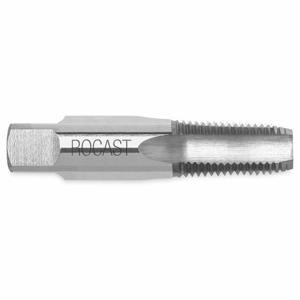 Macho Manual Seriado Aço Rápido HSS Rosca Cônica Tubo NPT Bit 1/8 22,0081 ROCAST