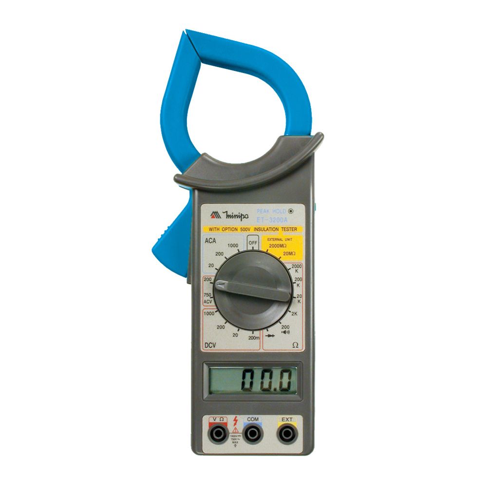 Alicate Amperimetro Digital ET-3200A - Minipa - Ritec Máquinas e Ferramentas
