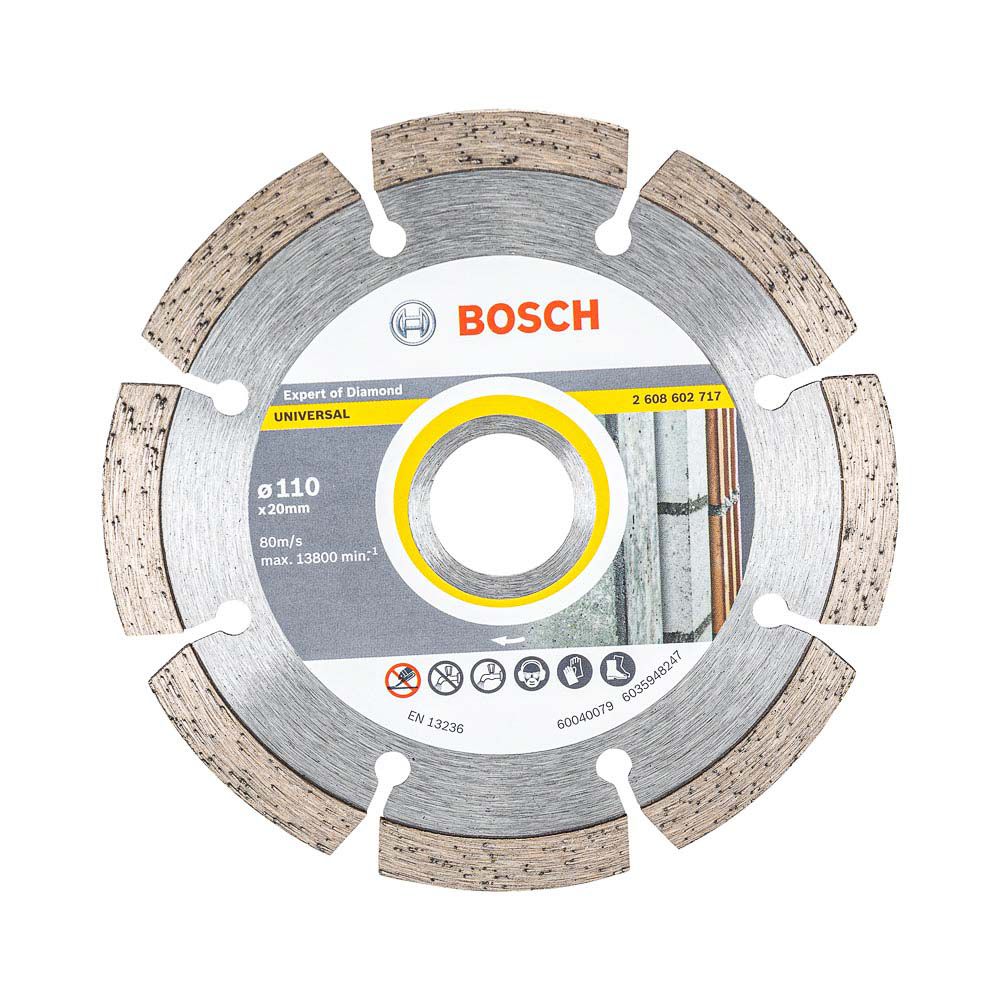 Disco Bosch Segmentado Expert Universal 110x20x8mm - Ritec Máquinas e Ferramentas