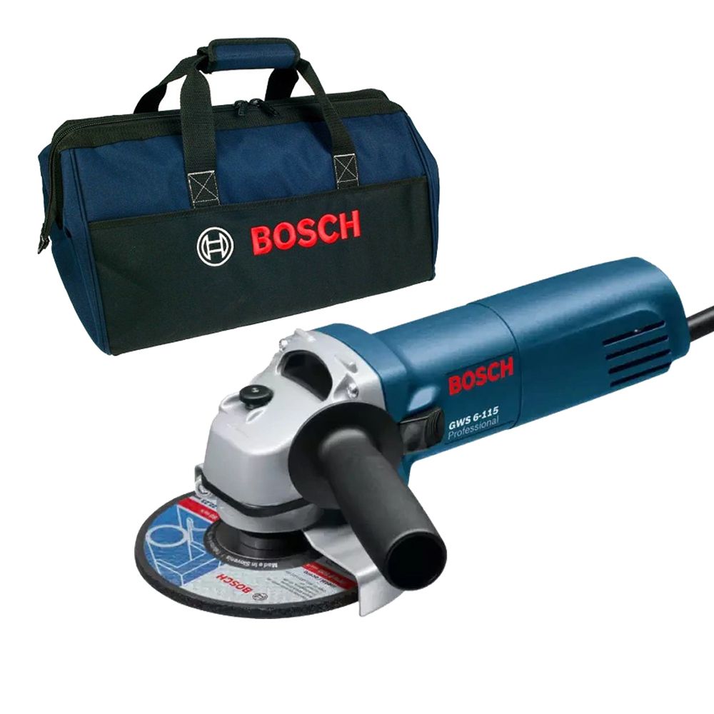 Kit Esmerilhadeira 4.1/2 Pol. GWS 6-115 127V + Bolsa de Transporte - BOSCH