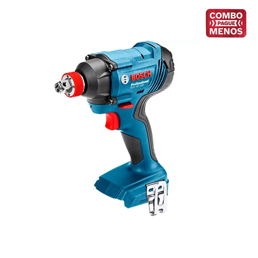 Kit Bosch Chave Impacto GDX 180 LI 2 Baterias 18V Bosch